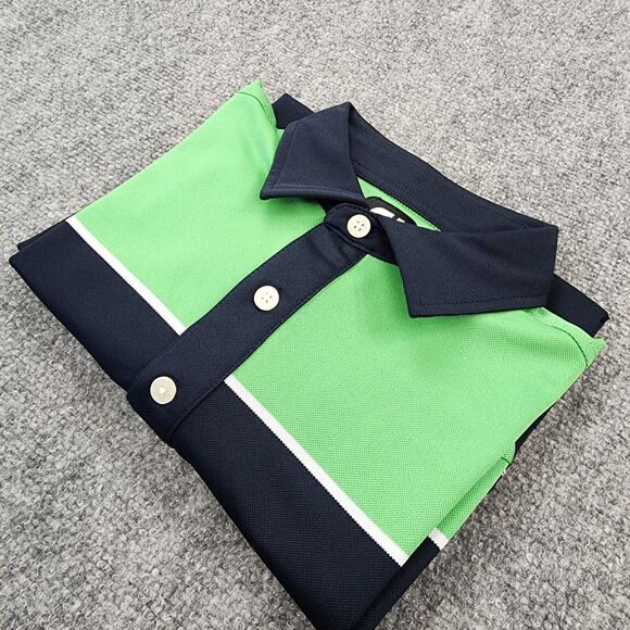 FootJoy Other - FootJoy Shirt Mens Medium Blue Green Colorblock Polo Short Sleeve Performance